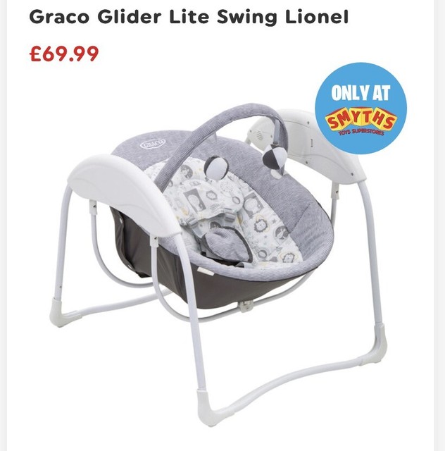 smyths baby swing seat